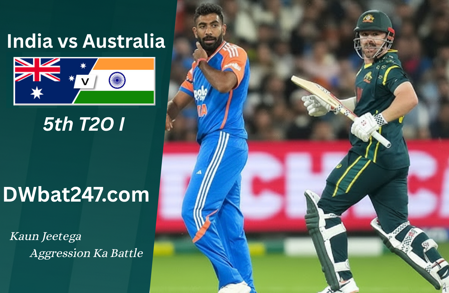 Sat sports 247 | India vs Australia T20 | Kaun Jeetega Aggression Ka Battle